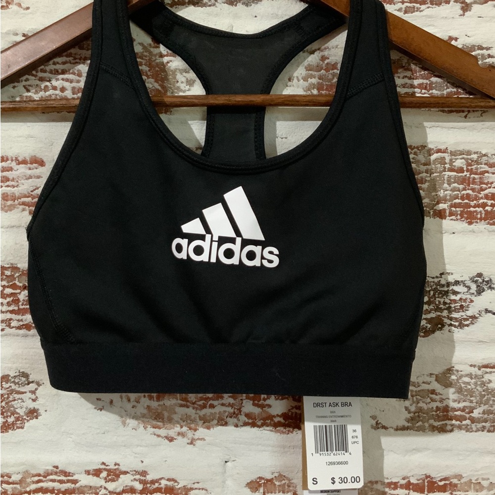 Adidas Black Training Bra